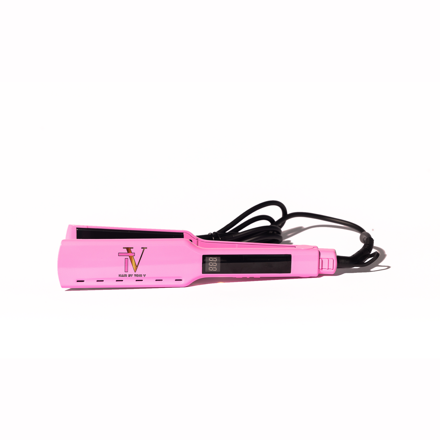 Pink Hair Straightening Iron